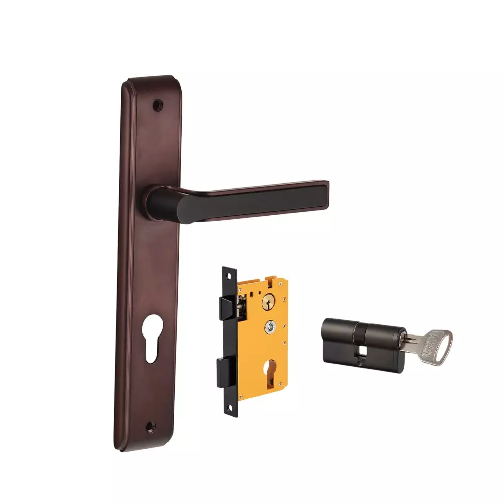 Dorset HL Series Amoli Lock Sets with Both Side Key Cylinder 60 mm MRGM Finish, HL AML