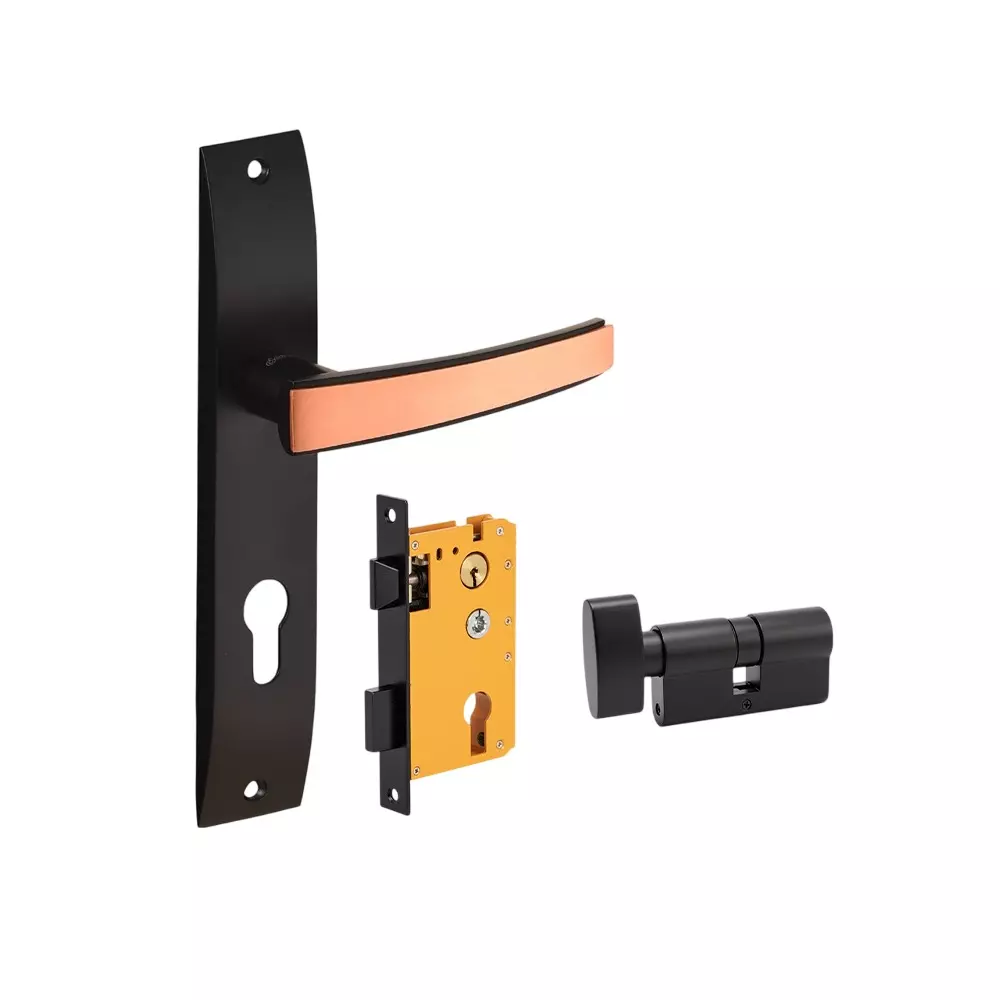 Dorset HL Series Amira Lock Sets with Coin and Knob Cylinder 60 mm GM Finish, HL AMA