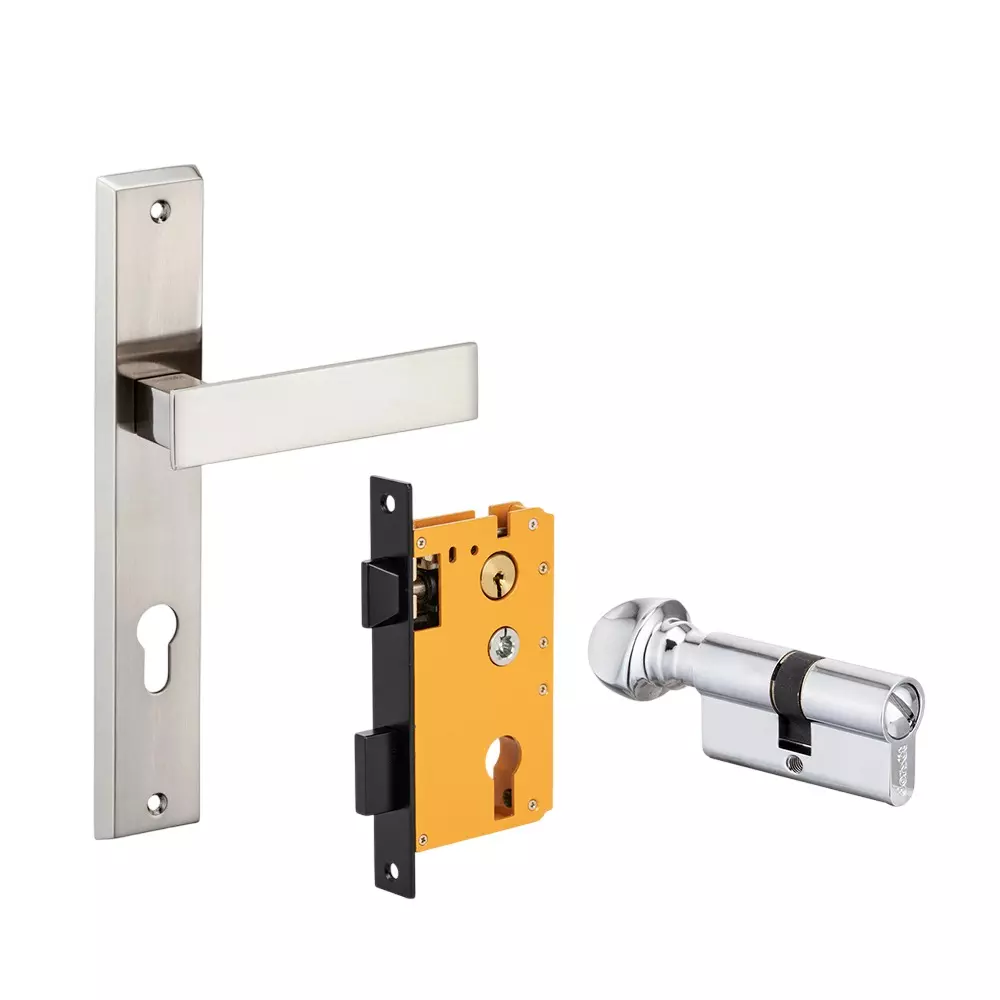 Dorset HL Series Elina Lock Sets With Coin and Knob Cylinder 60 mm SS Finish, HL ELN