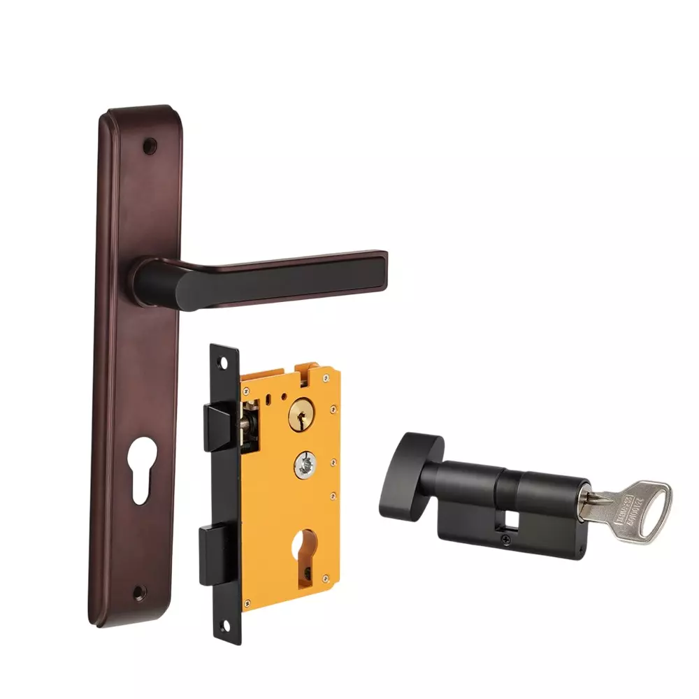 Dorset ML Series Amoli Lock Sets With Knob and Key Cylinder 70 mm MRGM Finish, ML AML