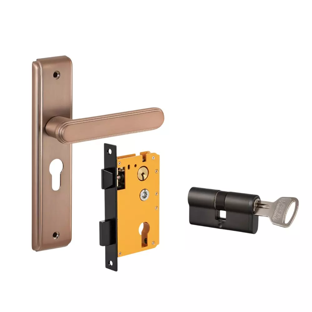 Dorset ML Series Zamor Lock Sets With Both Side Key Cylinder 60 mm CB Finish, ML ZAM