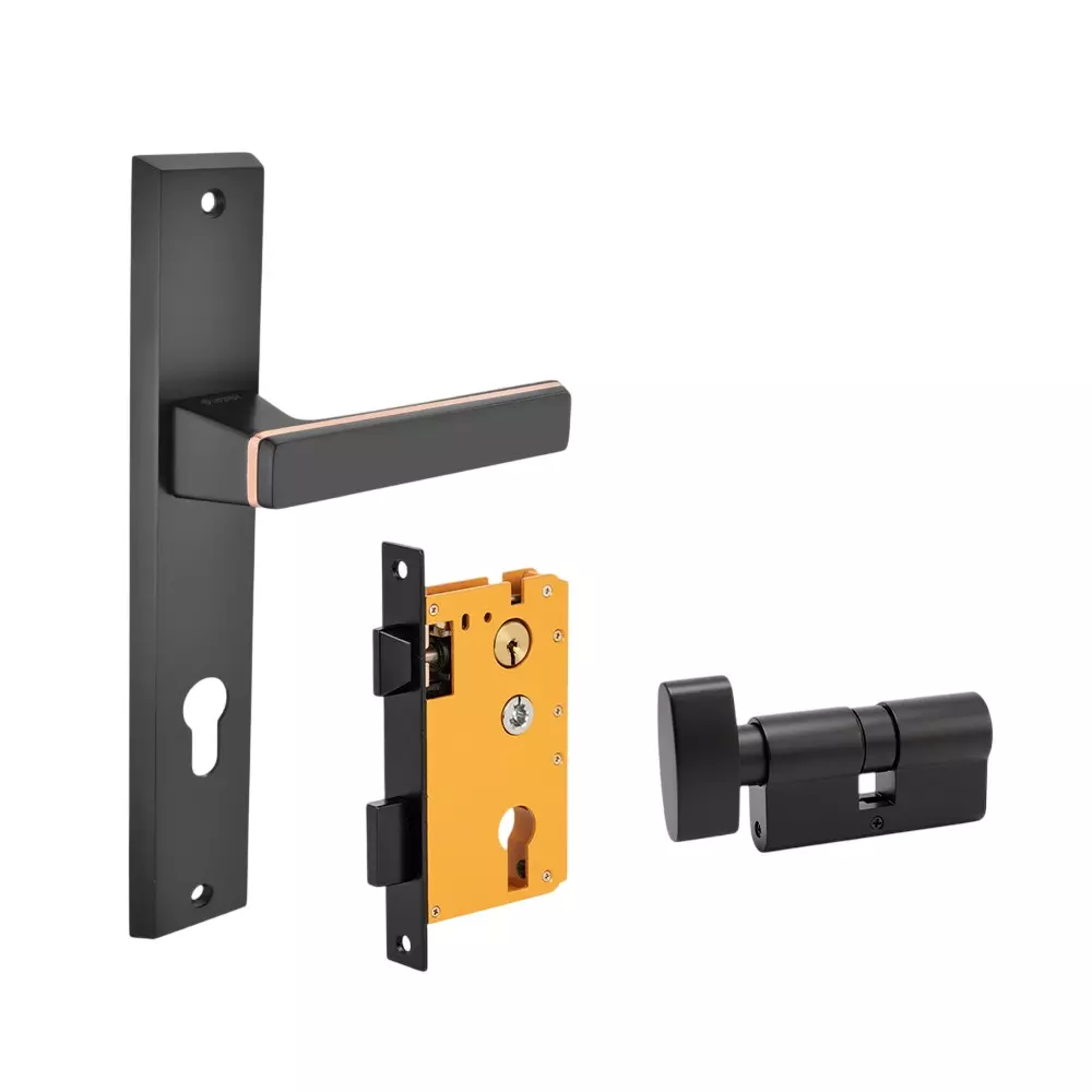 Dorset ML Series Fold Lock Sets With Coin and Knob Cylinder 70 mm GMCU Finish, ML FOL