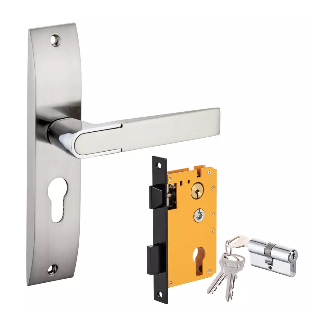 Dorset ML Series Zovi Lock Sets With Both Side Key Cylinder 70 mm SC Finish, ML ZOV