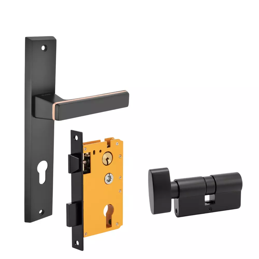 Dorset ML Series Fold Lock Sets With Coin and Knob Cylinder 60 mm GMCU Finish, HL FOL OR