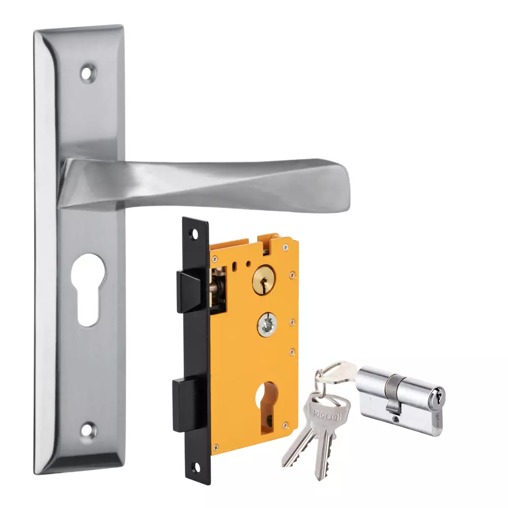Dorset ML Series Noha Lock Sets 60 & 70 mm Size SS Finish with 54 mm Length, ML NO OR