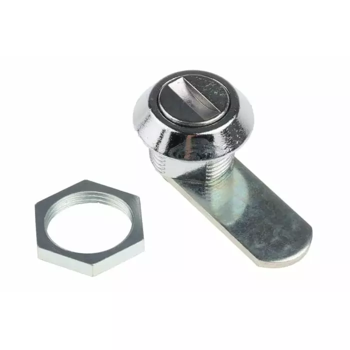 Euro-Locks a Lowe Fletcher group Company Camlock 9.5 mm Panel-to-Tongue 16.1x13.1 mm Cutout Coin/Screwdriver Unlock, B715032