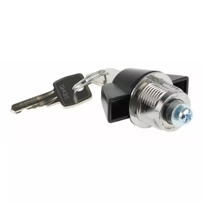 Euro-Locks Camlock 16 mm Panel-to-Tongue 23x20.2 mm Cutout Key , F383-01-1