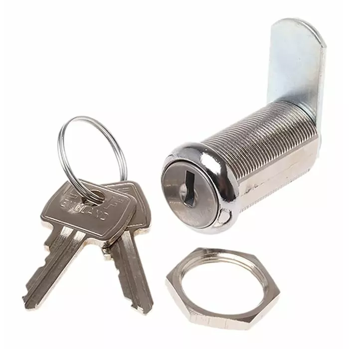 Euro-Locks a Lowe Fletcher group Company Stainless Steel Camlock 32 mm Panel-to-Tongue 19.1x16.6 mm Cutout Key, 1342032