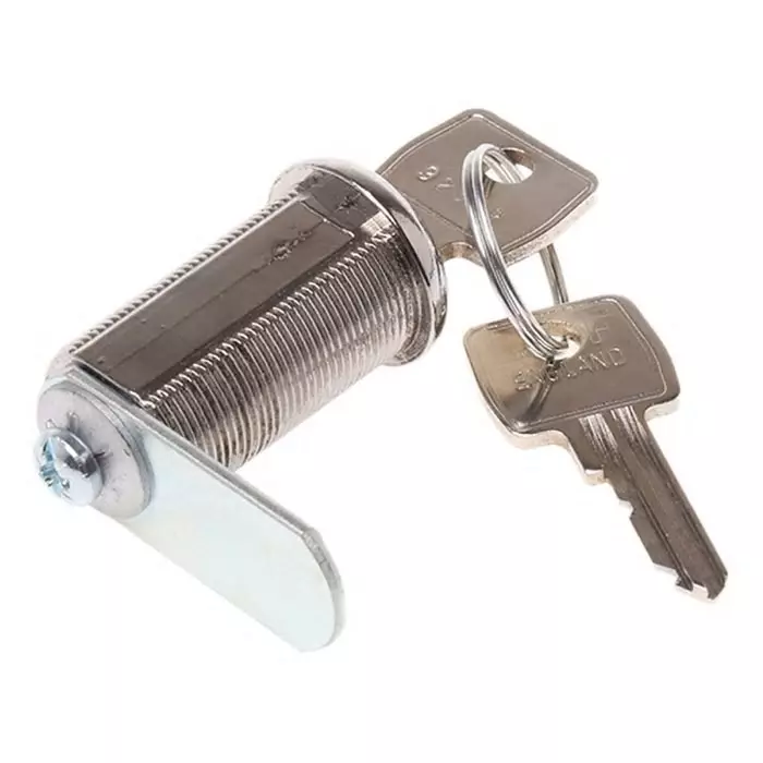 Euro-Locks a Lowe Fletcher group Company Stainless Steel Camlock 32 mm Panel-to-Tongue 19.1x16.6 mm Cutout Key, 1342032