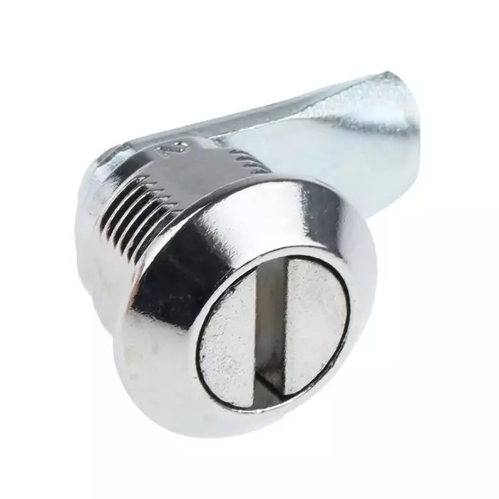 Euro-Locks a Lowe Fletcher group Company Camlock 16 mm Panel-to-Tongue 23x20.2 mm Cutout Slotted Head Unlock, F286-01-2
