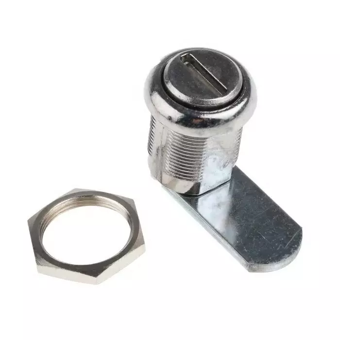 Euro-Locks a Lowe Fletcher group Company Die Cast Zinc Camlock 20 mm Panel-to-Tongue 19.1x16.6 mm Cutout Round, 4412012