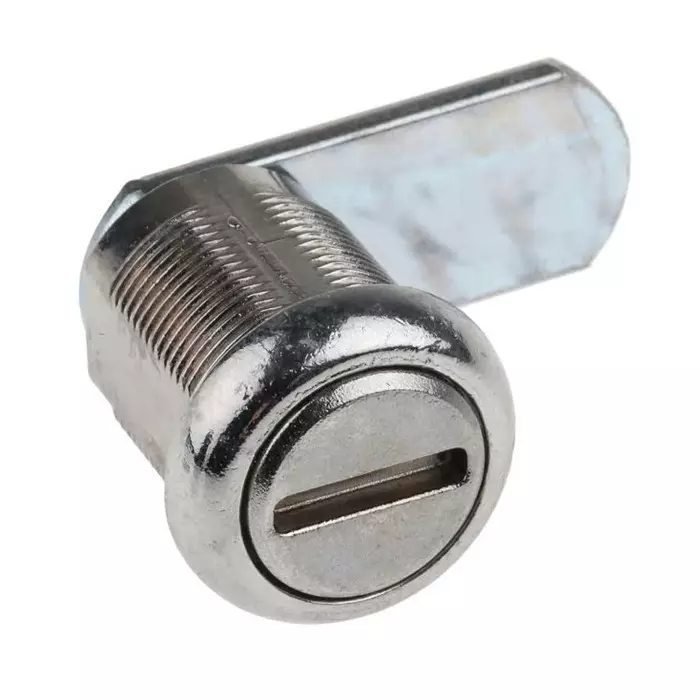 Euro-Locks a Lowe Fletcher group Company Die Cast Zinc Camlock 20 mm Panel-to-Tongue 19.1x16.6 mm Cutout Round, 4412012