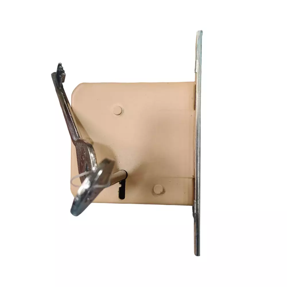 Markline Table Lock Mild Steel 6 Lever Right Opening Silver