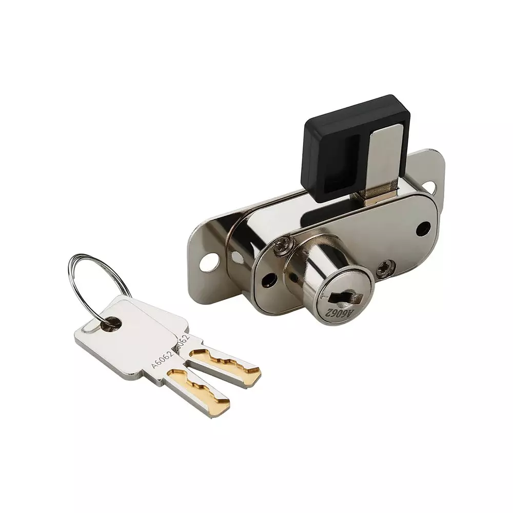 Quba Sliding Door Lock 25 mm SS Finish, Q 203SL
