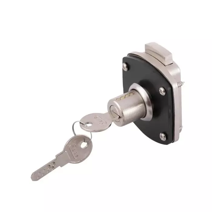 OZONE Cupboard Lock 25 mm Door Thickness With Rectangular Bolt Brass Key Steel Lock Material, OE-CL-11 20/25MM SSS