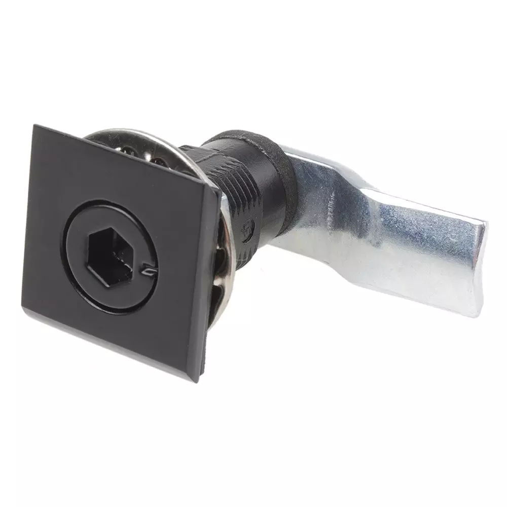 RS PRO Camlock Die Cast Zinc Black Zinc Plated Latch 8 mm Allen Key, 1241903