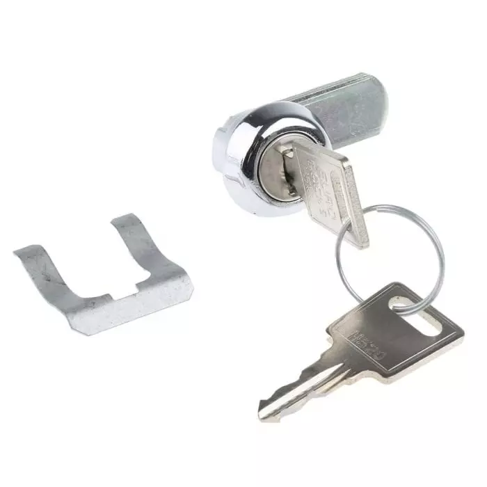 Euro-Locks a Lowe Fletcher group Company Camlock 9.5 mm Panel-to-Tongue 20.3x17.7 mm Cutout Key Unlock, F292-03-2