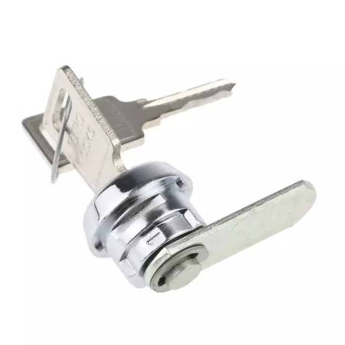 Euro-Locks a Lowe Fletcher group Company Camlock 9.5 mm Panel-to-Tongue 20.3x17.7 mm Cutout Key Unlock, F292-03-2