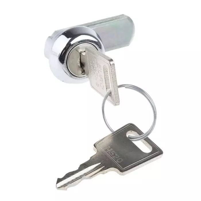 Euro-Locks a Lowe Fletcher group Company Camlock 9.5 mm Panel-to-Tongue 20.3x17.7 mm Cutout Key Unlock, F292-03-2