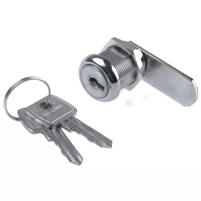 Euro-Locks a Lowe Fletcher group Company Camlock 20 mm Panel-to-Tongue 19.1x16.6 mm Cutout Key Unlock, 1336032