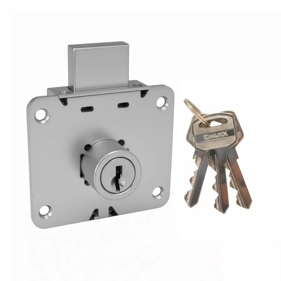 Quba Drawer Lock Regular Key 25 mm SS Finish, Q 203D