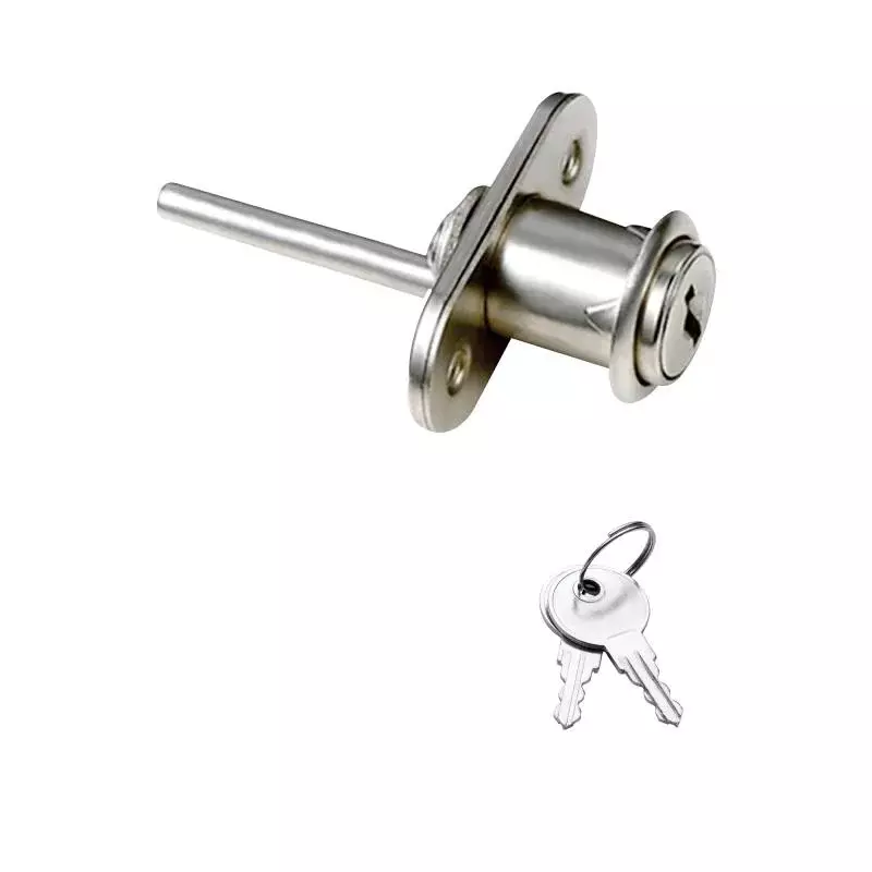 OZONE Multi Drawer Lock Without Rod 20 mm Door Thickness Nickel Steel Key Material 20 mm Barrel Length Zinc Die Cast Lock, OE-PDLS STD CP