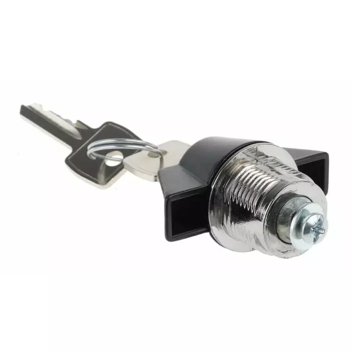 Euro-Locks Camlock 16 mm Panel-to-Tongue 23x20.2 mm Cutout Key, F383-01-1
