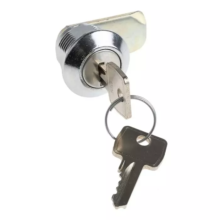 Euro-Locks Camlock 16 mm Panel-to-Tongue 23x20.2 mm Cutout Key, F328-03-2