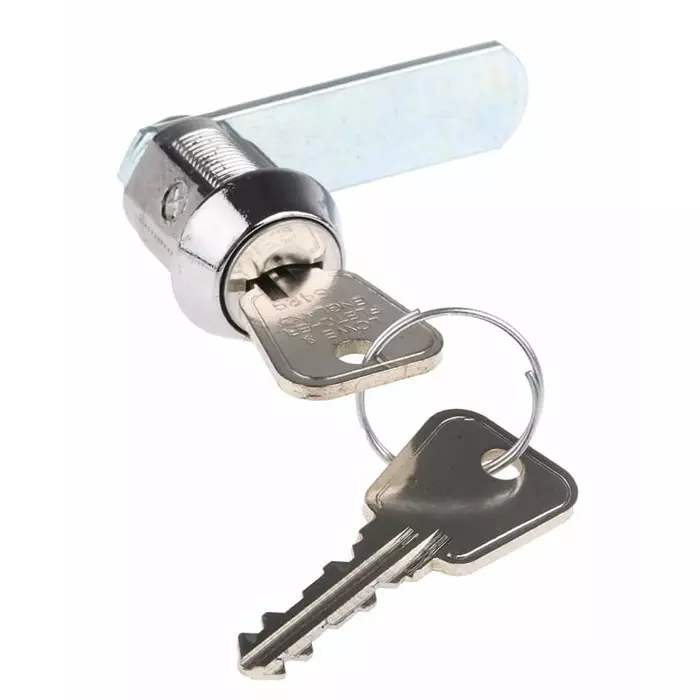Euro-Locks a Lowe Fletcher group Company Camlock 20 mm Panel-to-Tongue 19.1x16.6 mm Cutout Key Unlock, 2105512
