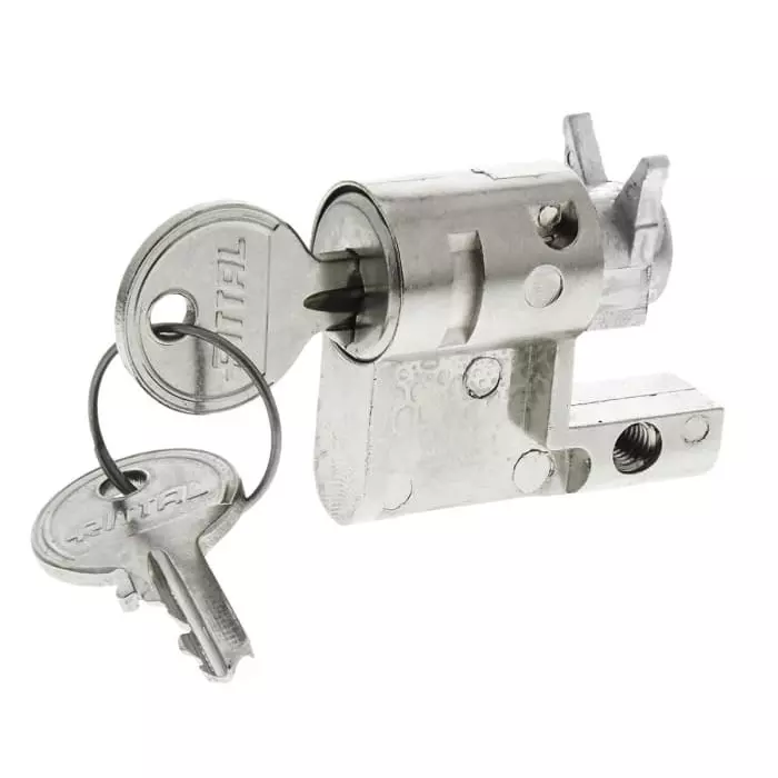 Rittal Cam Lock Silver Key Unlock, 2467000