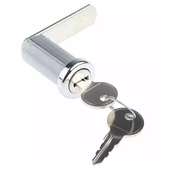 Euro-Locks a Lowe Fletcher group Company Camlock 37.7 mm Panel-to-Tongue 20.1x17.6 mm Cutout Key Unlock, B448032