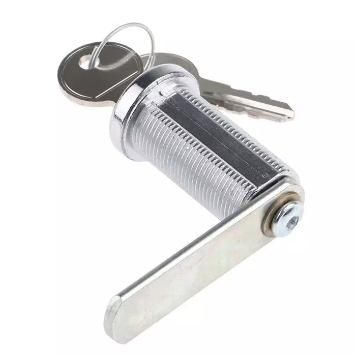 Euro-Locks a Lowe Fletcher group Company Camlock 37.7 mm Panel-to-Tongue 20.1x17.6 mm Cutout Key Unlock, B448032
