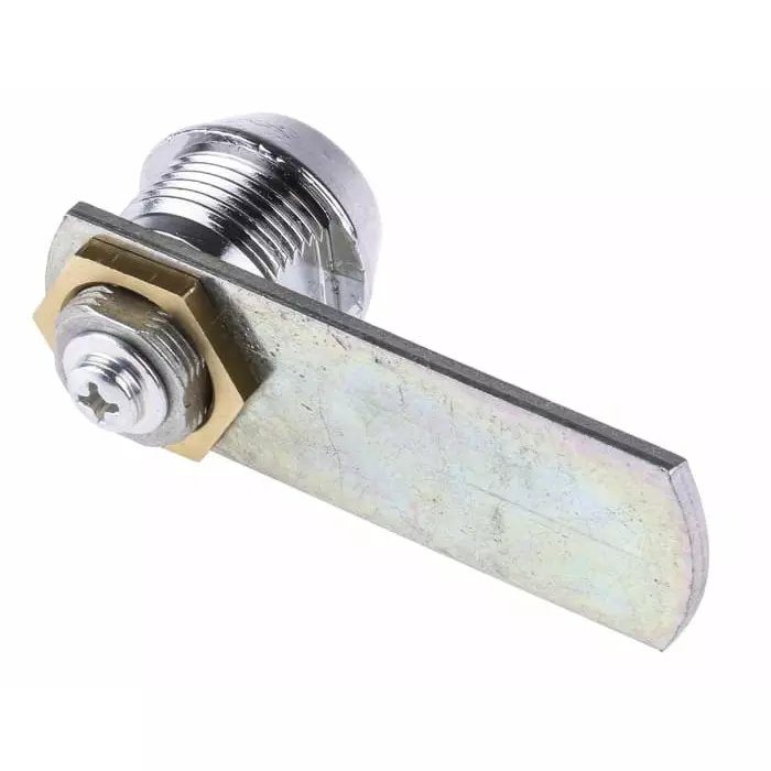 Euro-Locks a Lowe Fletcher group Company Camlock 12 mm Panel-to-Tongue 22.7x19.2 mm Cutout Key Unlock, 5500-0501BA