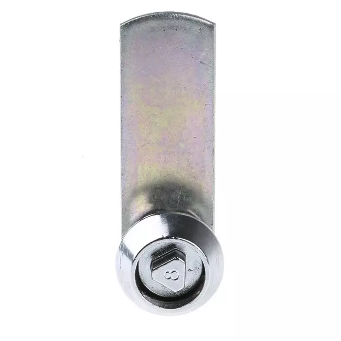 Euro-Locks a Lowe Fletcher group Company Camlock 12 mm Panel-to-Tongue 22.7x19.2 mm Cutout Key Unlock, 5500-0501BA