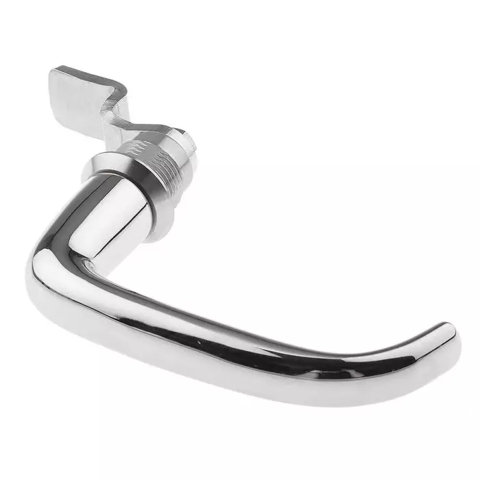Steinbach & Vollman Stainless Steel Camlock 32 mm Panel-to-Tongue 20.2x20.2 mm Cutout Handle Unlock