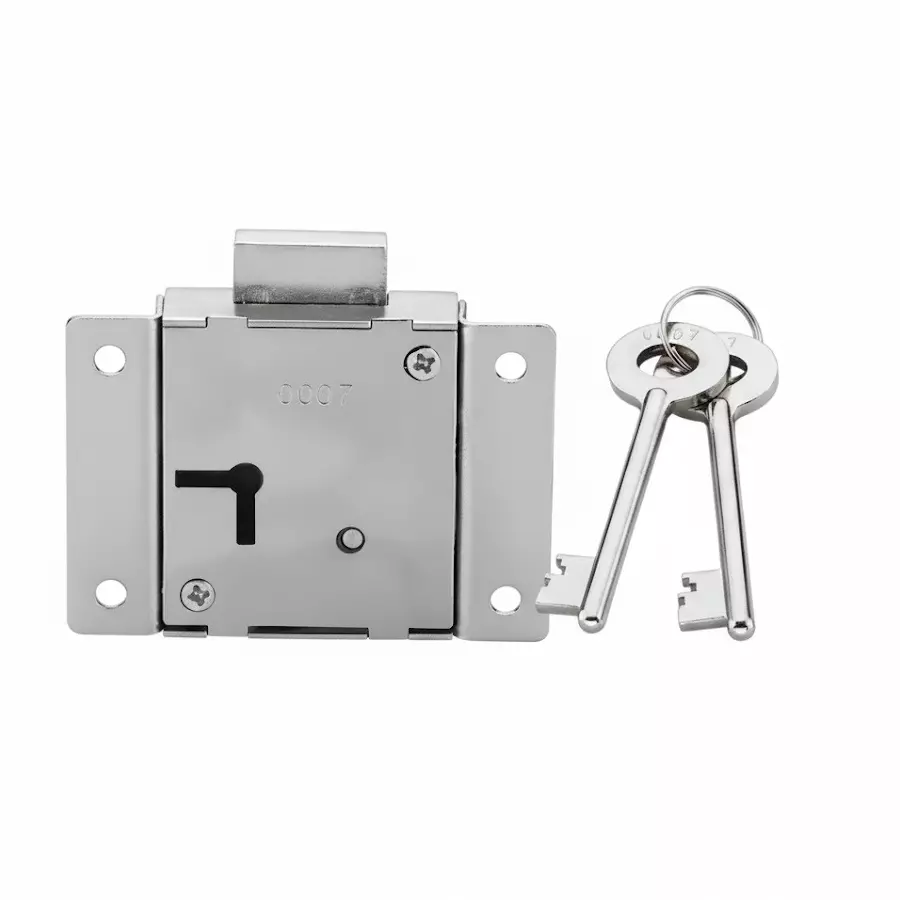 Quba Universal Cupboard Lock Mini SS Finish, Q UCL Mini