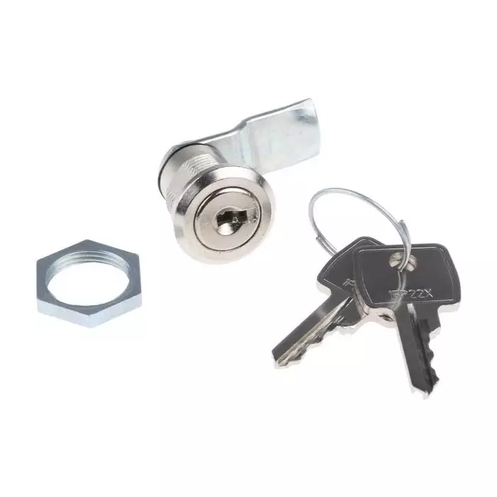 Euro-Locks a Lowe Fletcher group Company Camlock 15.5 mm Panel-to-Tongue 16.3x14.1 mm Cutout Key Unlock, B233017