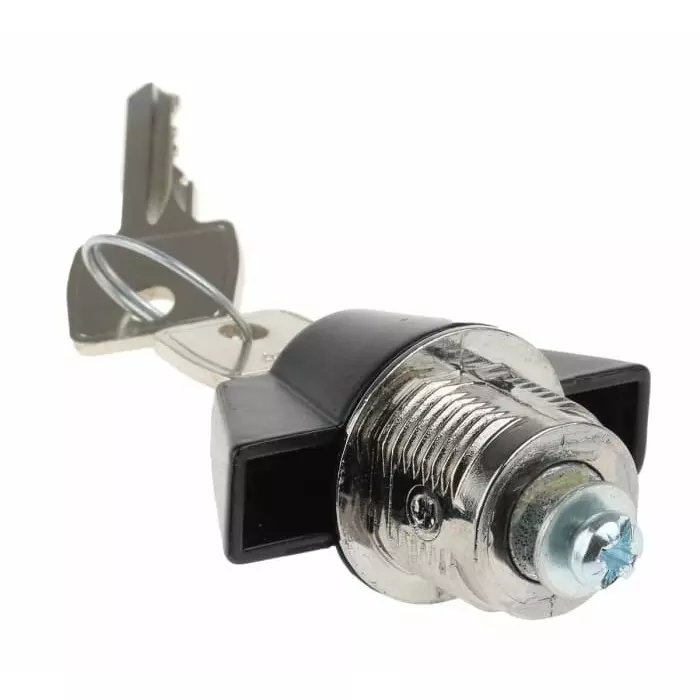 Euro-Locks Camlock 16 mm Panel-to-Tongue 23x20.2 mm Cutout Key Unlock, F383-01-1