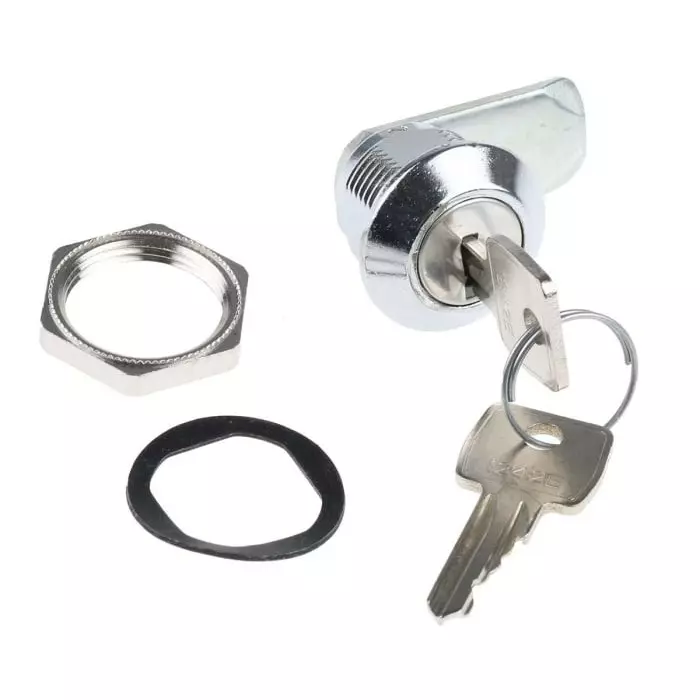 Euro-Locks Camlock 16 mm Panel-to-Tongue 23x20.2 mm Cutout Key , F328-03-2