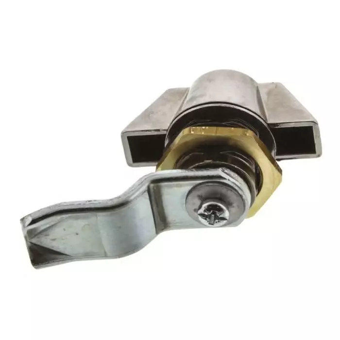Euro-Locks a Lowe Fletcher group Company Camlock 16.1 mm Panel-to-Tongue 20.1x22.5 mm Cutout Key Unlock, 25012