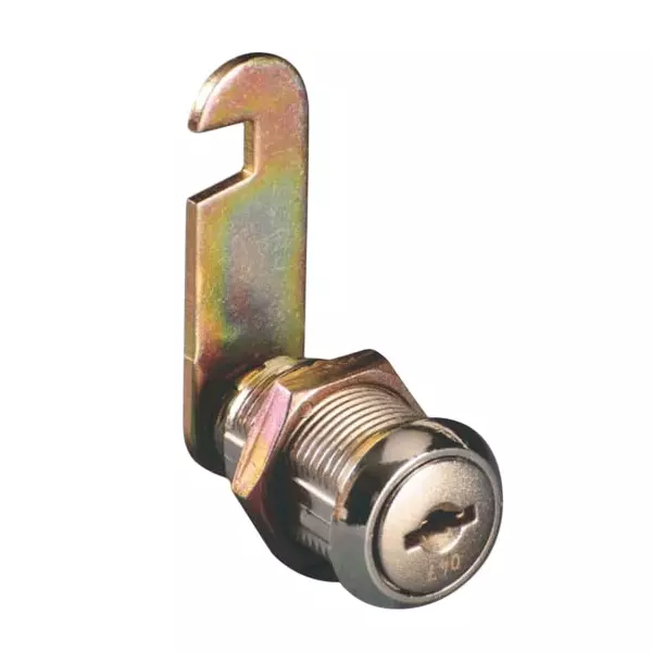 Ebco Premium Cam Lock Threaded Nickel Plated Finish, 25 mm Size and 19 mm Cutout, P-MCL2-25