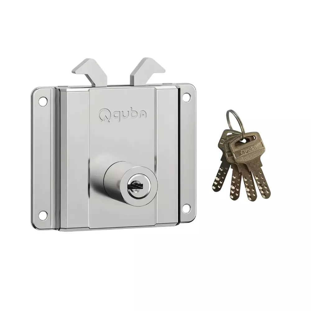 Quba Side Sliding Lock 30 mm SS Finish, Q 203SSL (Pack of 2)