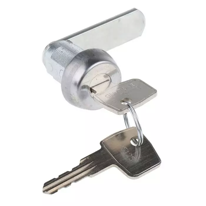 Euro-Locks a Lowe Fletcher group Company Stainless Steel Camlock 22 mm Panel-to-Tongue 19.1x16 mm Cutout Key Unlock, 1414014