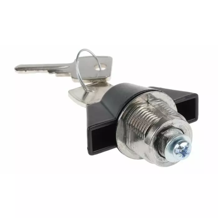 Euro-Locks a Lowe Fletcher group Company Camlock 16 mm Panel-to-Tongue 23x20.2 mm Cutout Key Unlock, F384-01-1