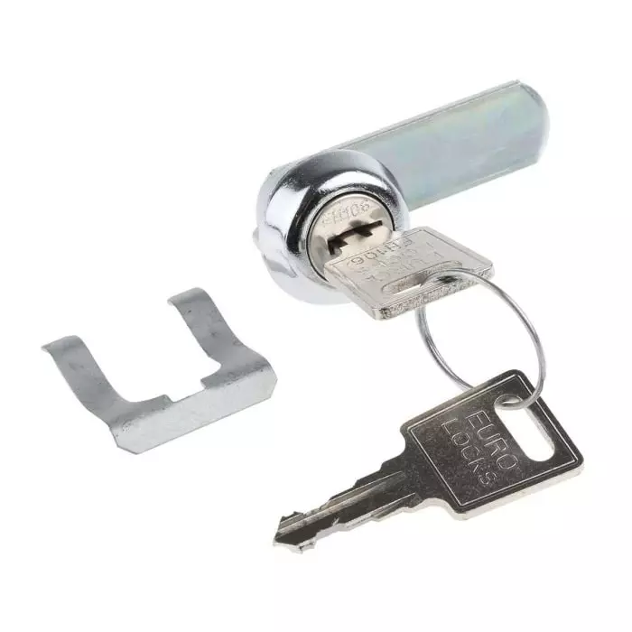 Euro-Locks a Lowe Fletcher group Company Camlock 9.5 mm Panel-to-Tongue 20.3x17.7 mm Cutout Key Unlock, F143-03-2