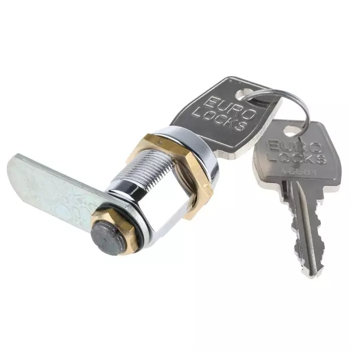 Euro-Locks a Lowe Fletcher group Company Camlock 20 mm Panel-to-Tongue 19.1x16.1 mm Cutout Key Unlock, 0806/51/2