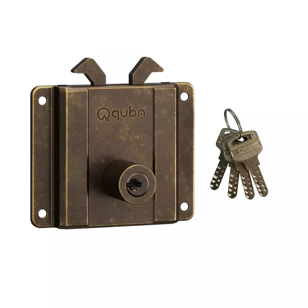 Quba Side Sliding Lock 25 mm AB Finish, Q 203SSL