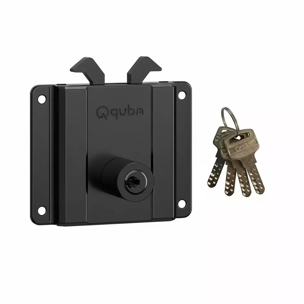 Quba Side Sliding Lock 25 mm JBM Finish, Q 203SSL (Pack of 2)