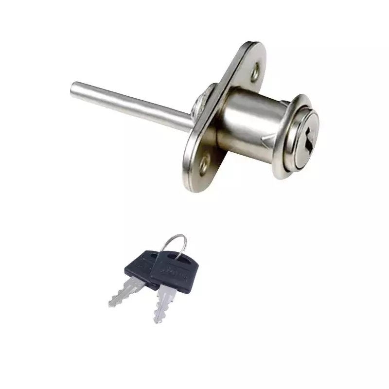 OZONE Multi Drawer Lock Without Rod 20 mm Door Thickness Plastic head Key Material 20 mm Barrel Length Zinc Die Cast Lock, OE-PDLP STD CP