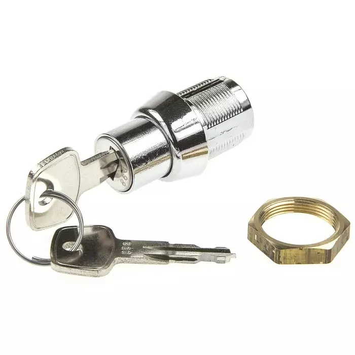 Euro-Locks a Lowe Fletcher group Company Camlock 20.5 mm Panel-to-Tongue 21.5x19.1 mm Cutout Push Unlock, B376002
